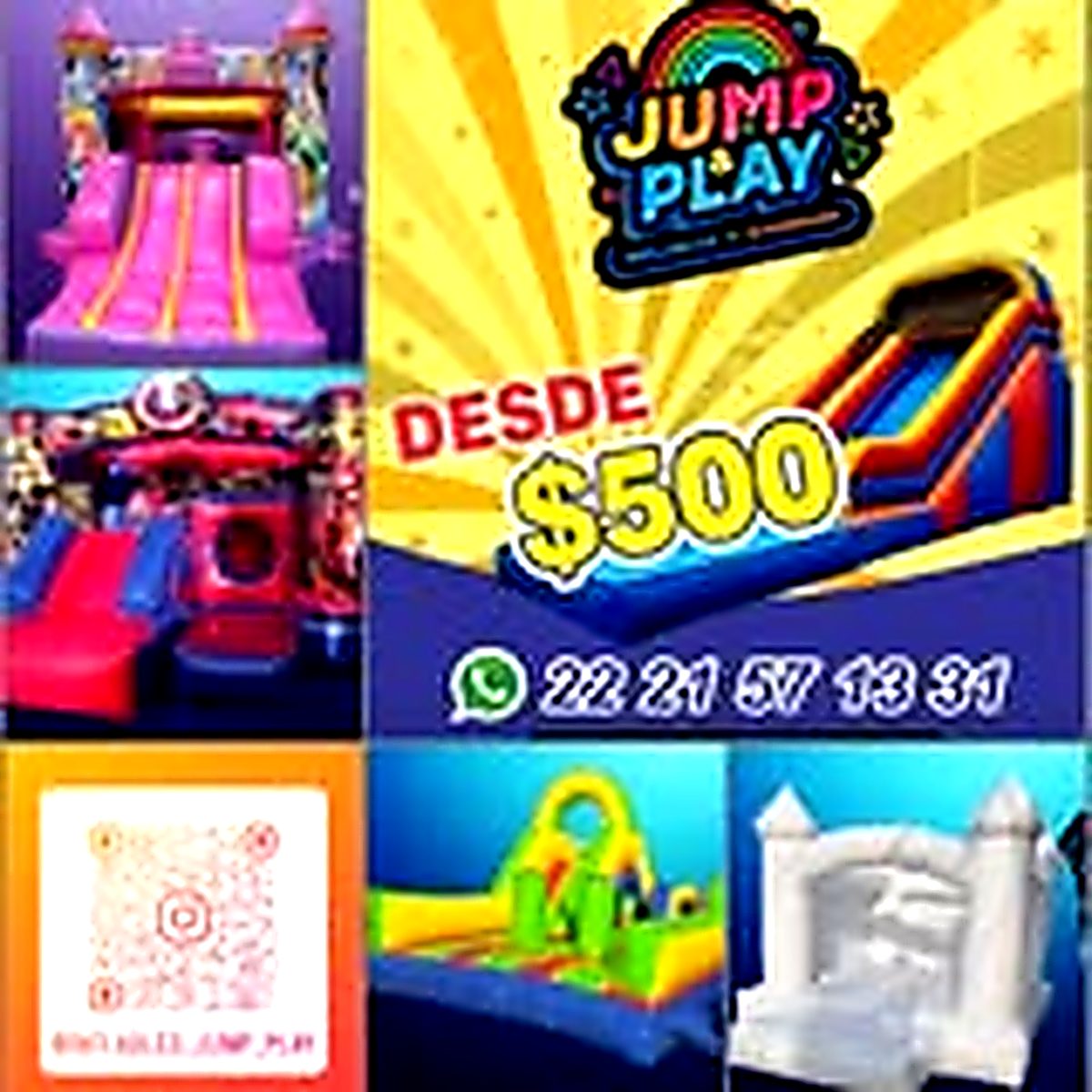 Inflable Jump-play en fiesta infantil